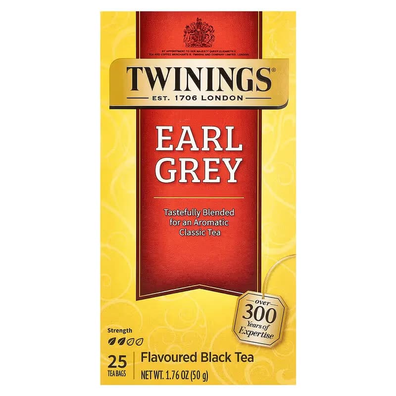 Chá Twinings Earl Grey 25 Unidades 50G