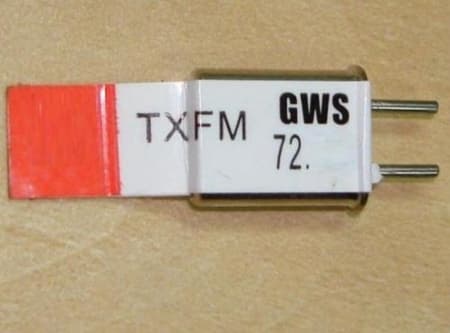 Rádio Gws Tx Cristal 72430 Futa/Gws Ch32