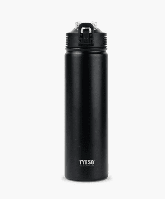 Garrafa Térmica Tyeso Termo Ts-8771C Mz-297 750ml C/pajita Negro
