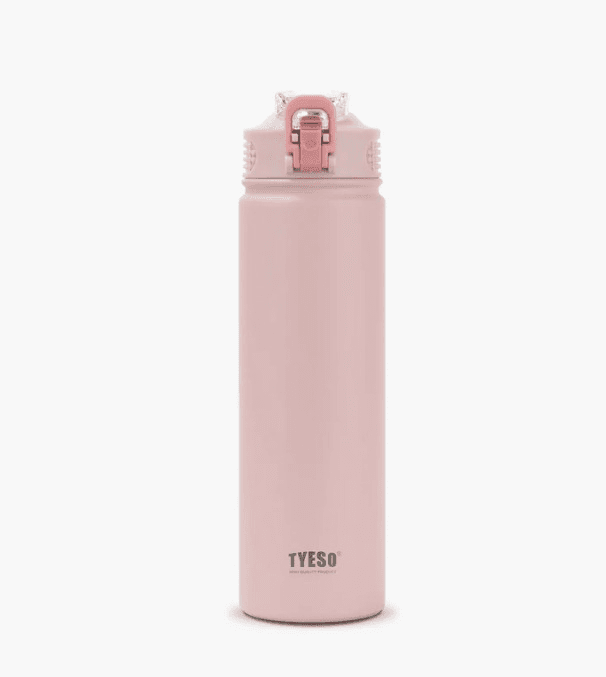 Garrafa Térmica Tyeso Termo Ts-8771C Mz-297 750ml C/pajita Rosa
