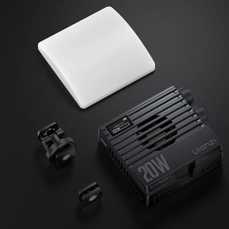 Luz LED Ulanzi Le20 Pocket Power Preta