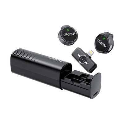 Microfone Ulanzi A21 A054 Lightning Preto
