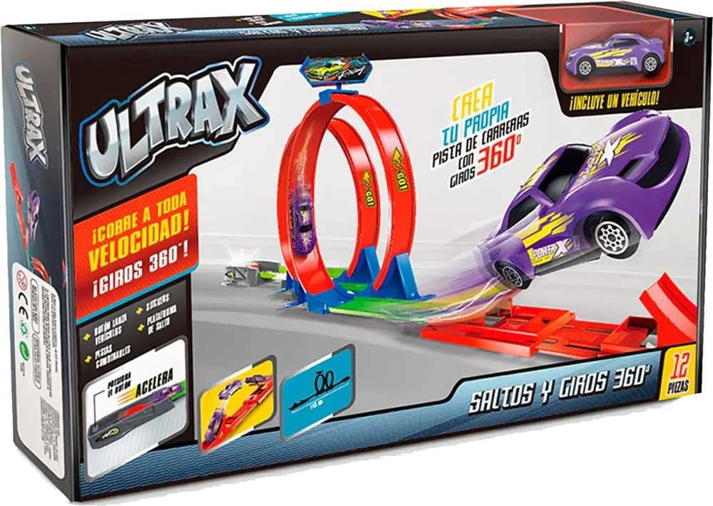 Pista de Saltos e Giros 360° Ultrax Vtr02 (12 Peças)