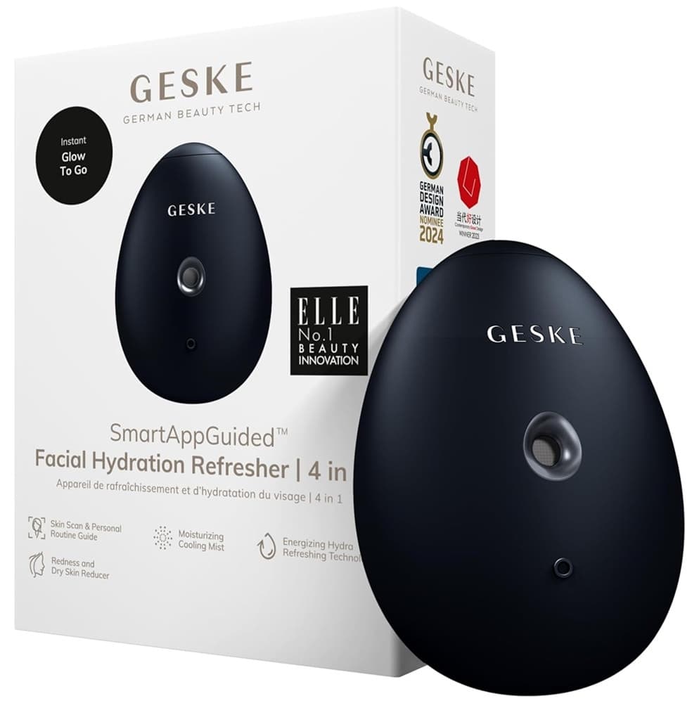 Umidificador Facial Geske Hydration Refresher 4 Em 1 - Preto