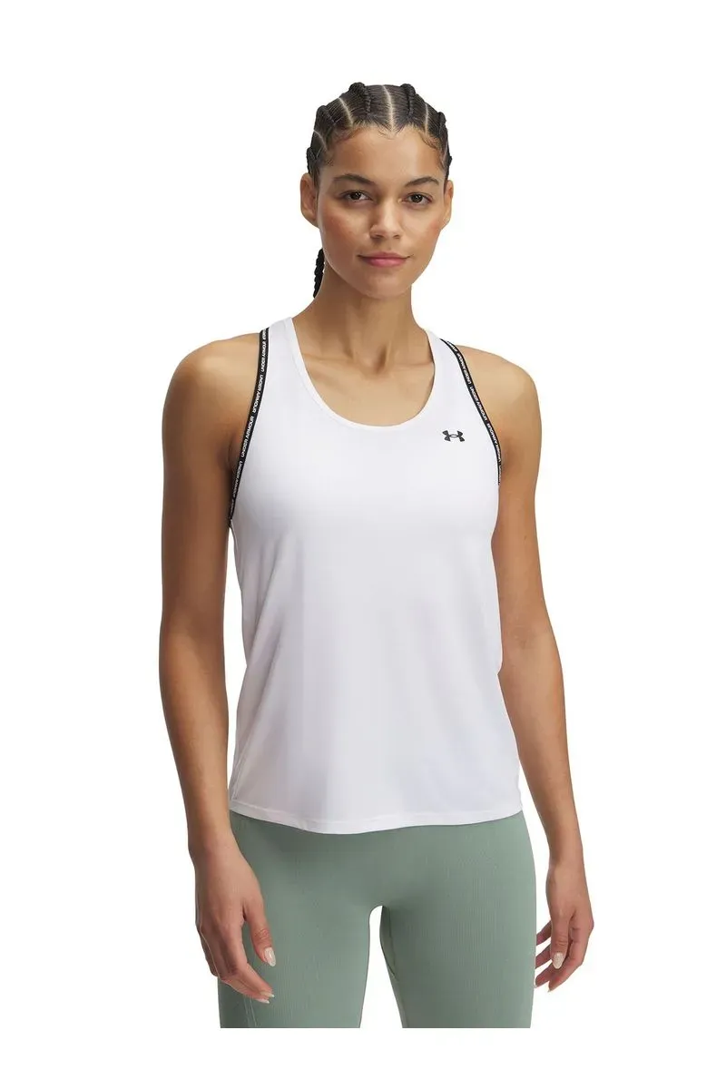 Camiseta Feminina Under Armour Tech Knockout 1389851-100 Branca P