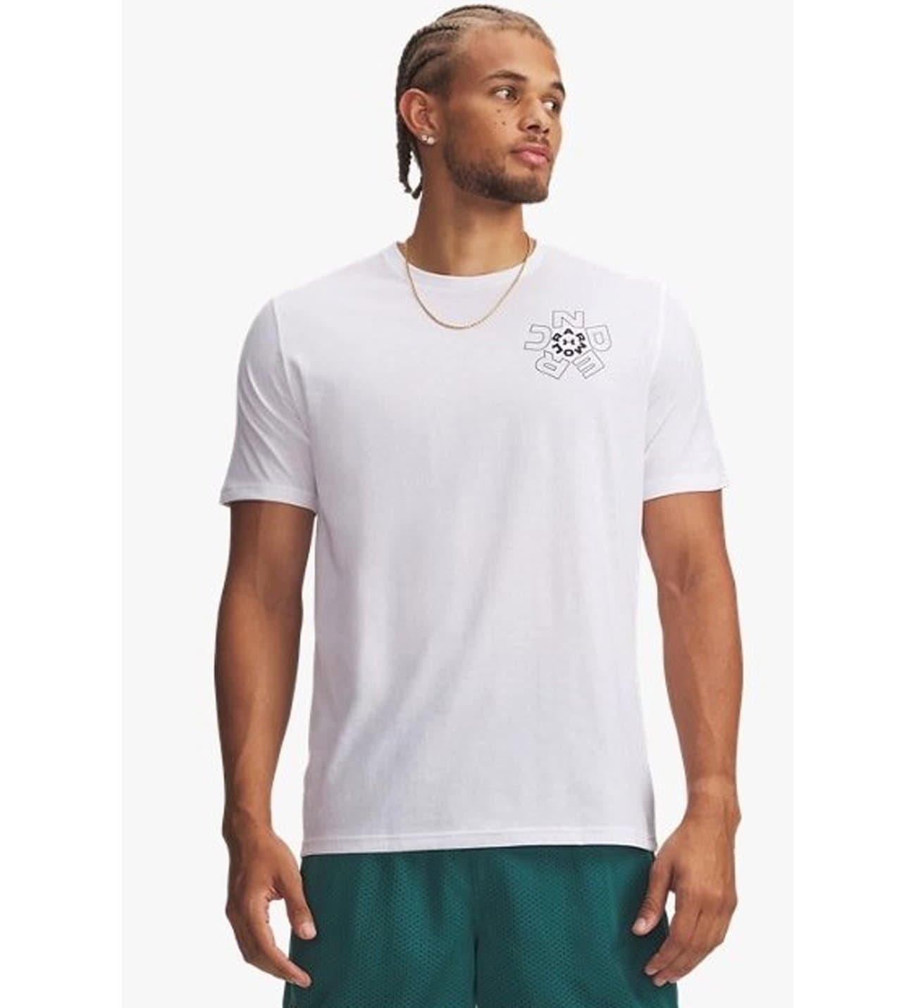 Camiseta Under Armour Remera Mas Radial Wm Ss 6009264-100 White (T) M