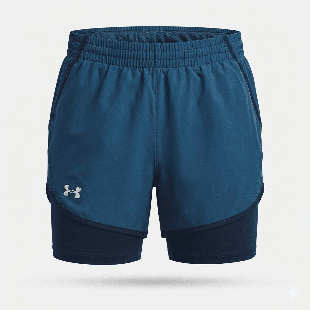 Short Under Armour Fly By 2En1 M Azul