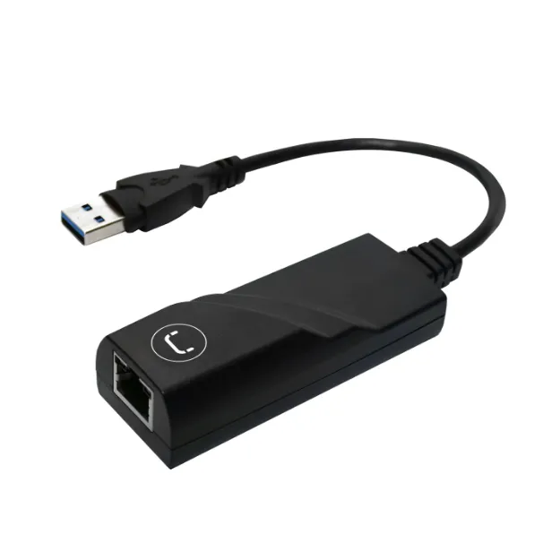 Adaptador Unnotekno AD3003BK USB-A para Lan Rj45