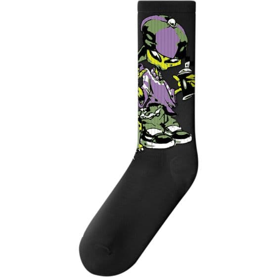 Meias Vans Lx Wreckpack Alien Black Tamanho M
