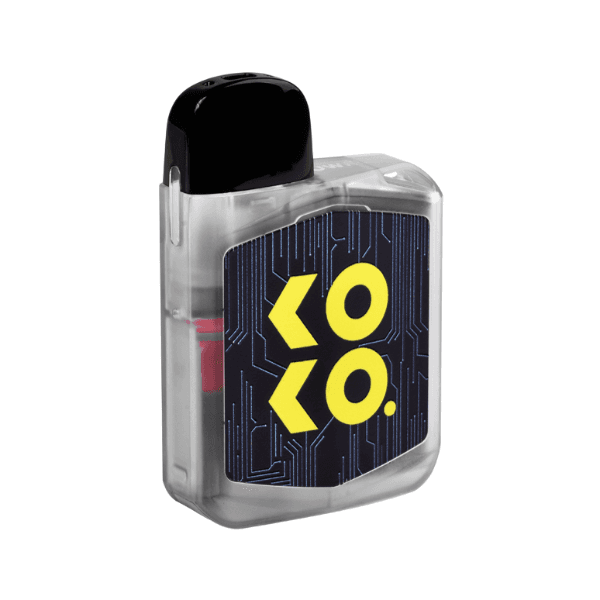 Vape Pod Recarregável Uwell Caliburn Koko Prime Translúcido 15W, 690mAh - Preto/Dourado