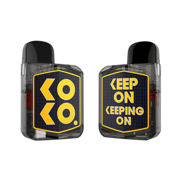 Vape Pod Recarregável Uwell Caliburn Koko Prime Vision 18W, 2Ml, 390mAh - Preto/Dourado