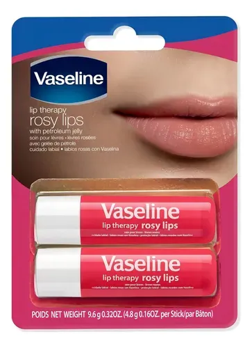 Bálsamo Labial Vaseline Lip Therapy Rosy Lips 2X4.8G