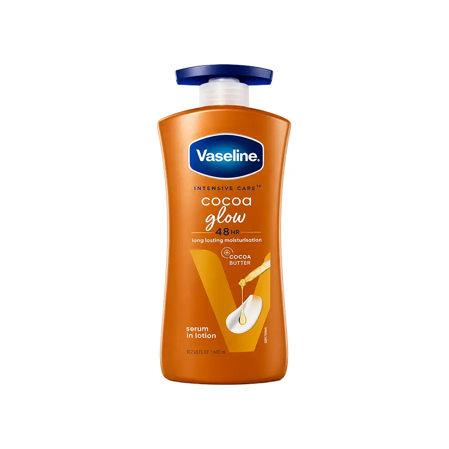 Vaseline Locion Corporal Cocoa Glow 48HR 600ML