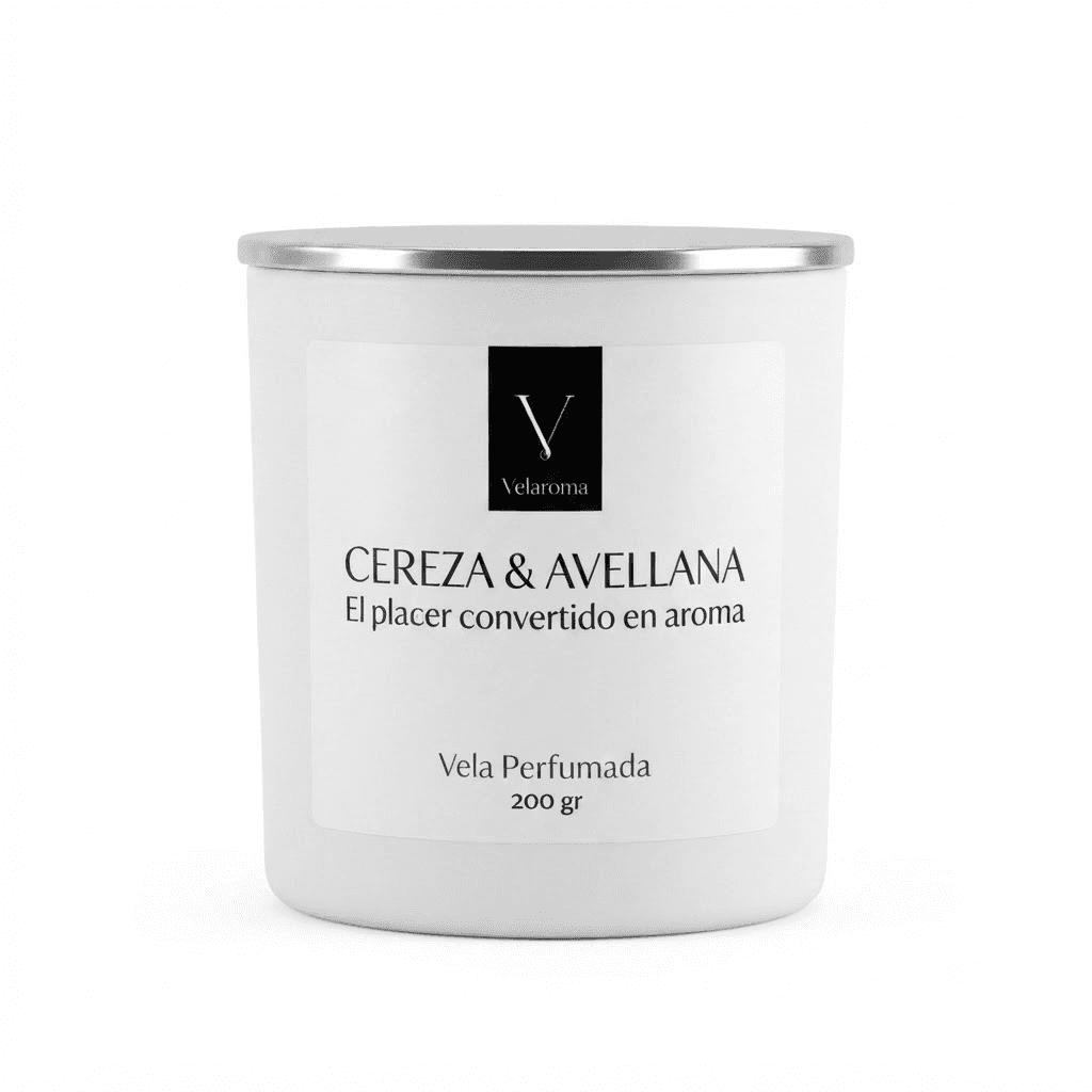 Vela Aromática Velaroma Cereza & Avellana 200GR
