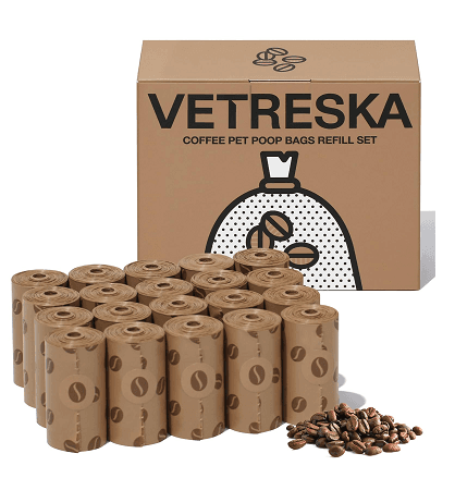 Vetreska Bolsa para Excremento de Mascota Café 20 Rol