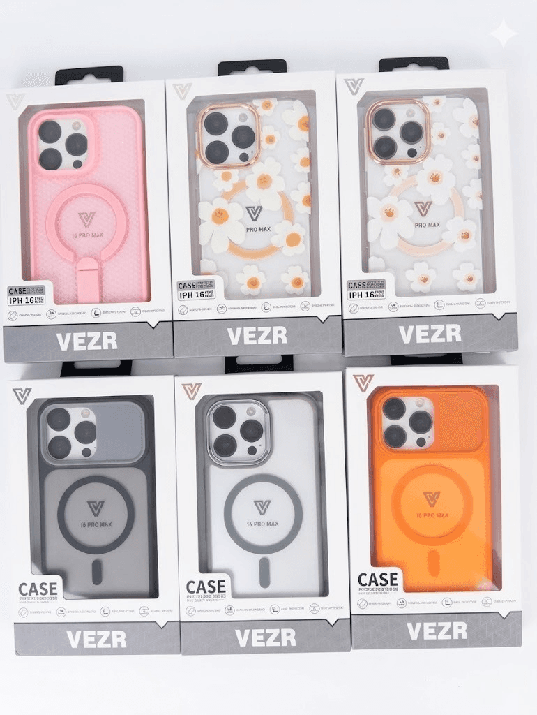 Capa Protetora Vezr para iPhone 16 Pro Max Várias Cores