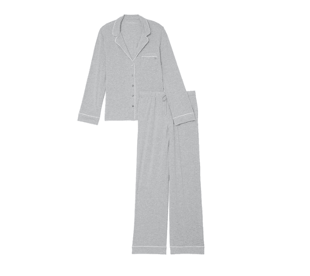 Pijama Victoria's Secret com Calça Algodão Tamanho G Cinza Tam. G
