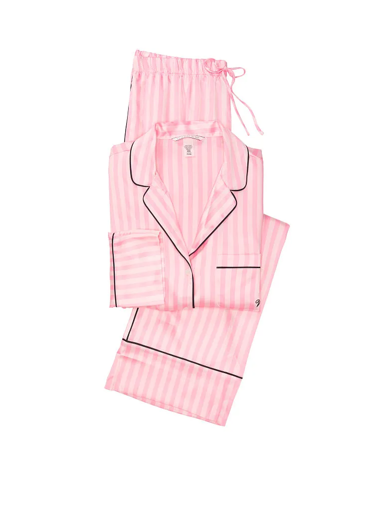 Roupas Victoria's Secret Pijama C/pantalon Rosa C/rayas Tamanho M