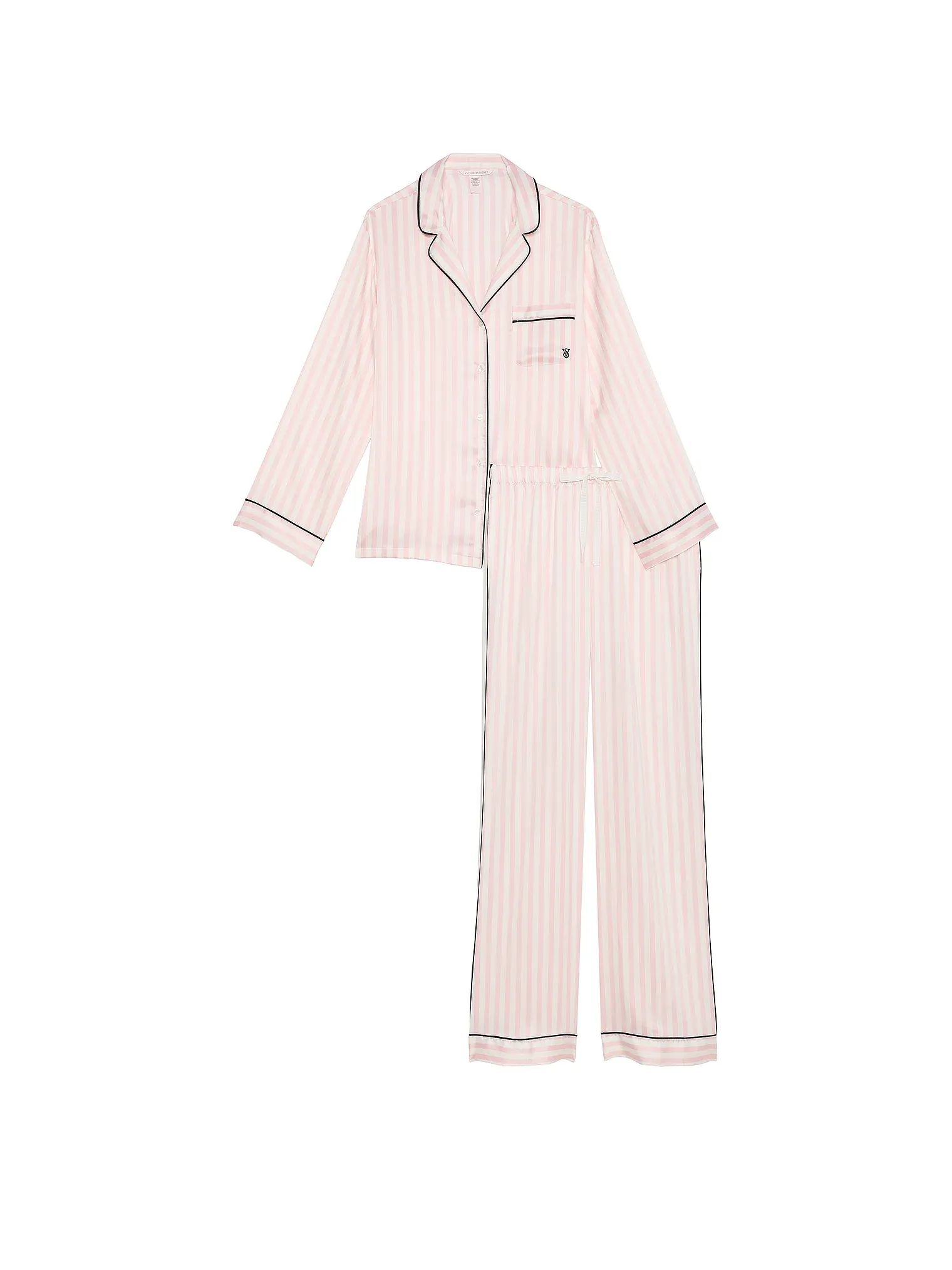 Victoria's Secret Pijama com Calça Rosa com Listras Xl