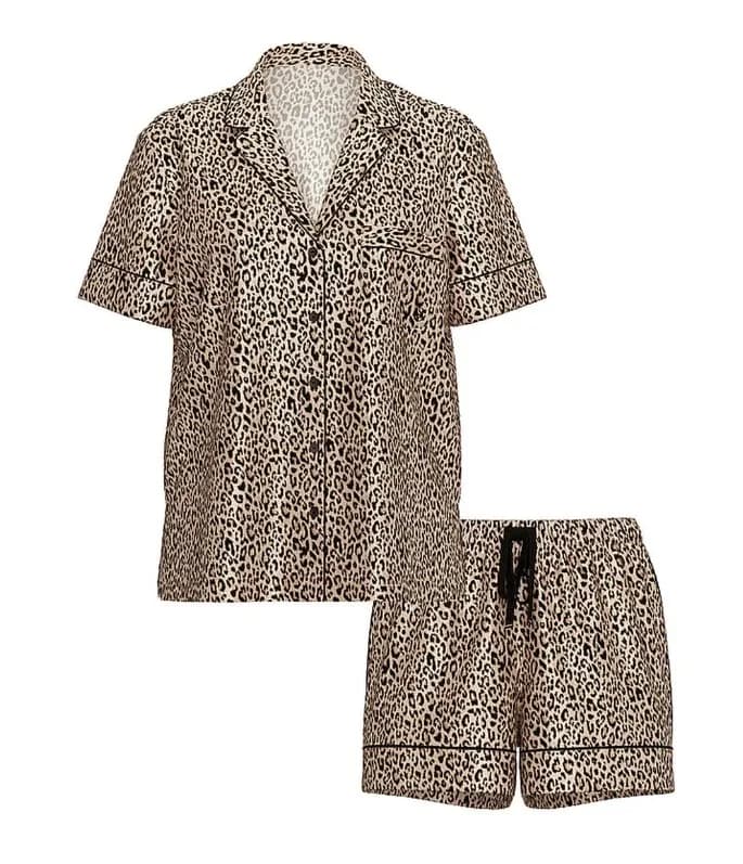 Victoria's Secret Pijama com Short Animal Print Tam. M