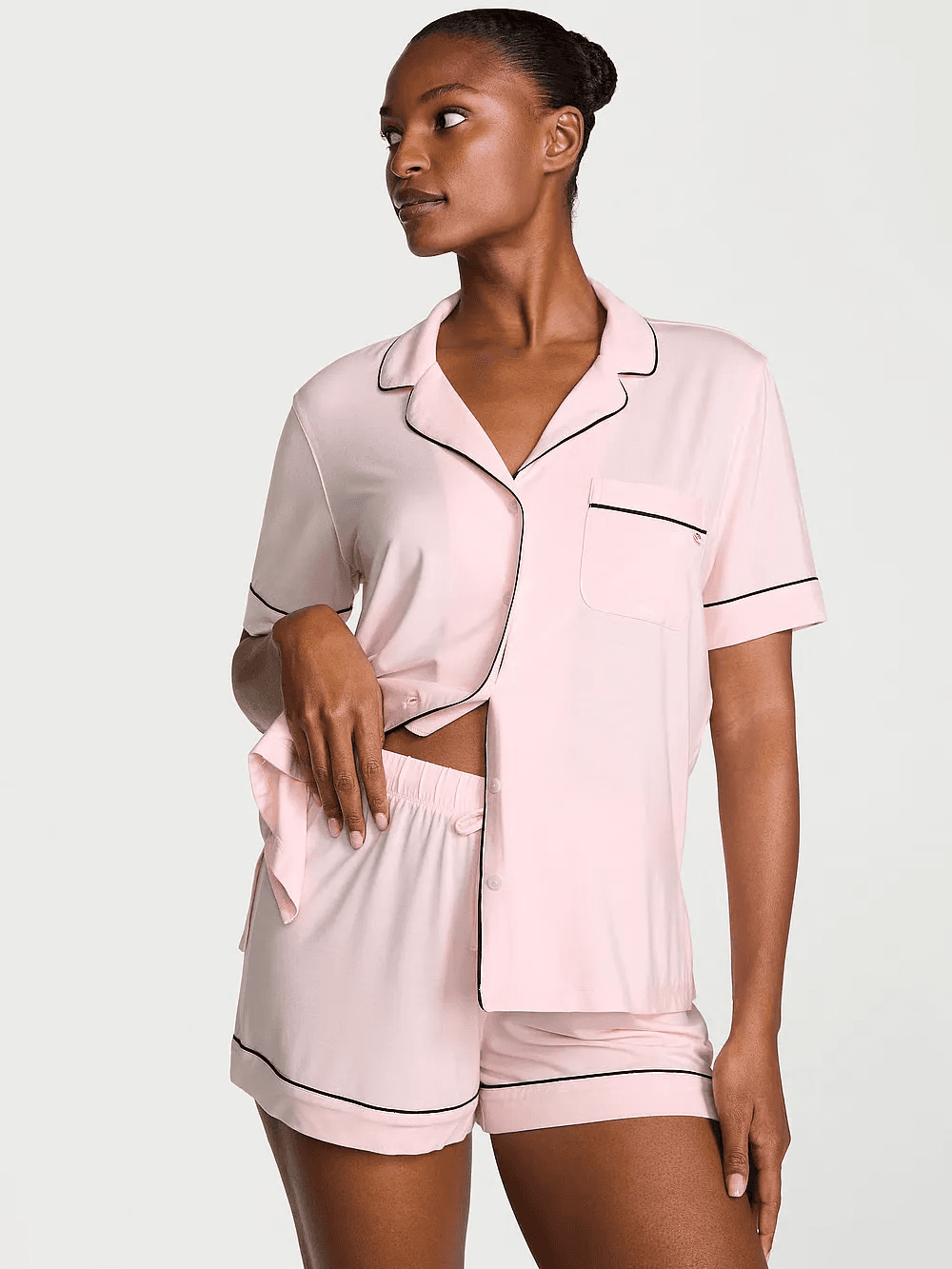 Victoria's Secret Pijama com Short Rosa Tamanho L