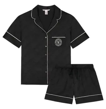 Victoria's Secret Pijama Short Seda Tam. Xs