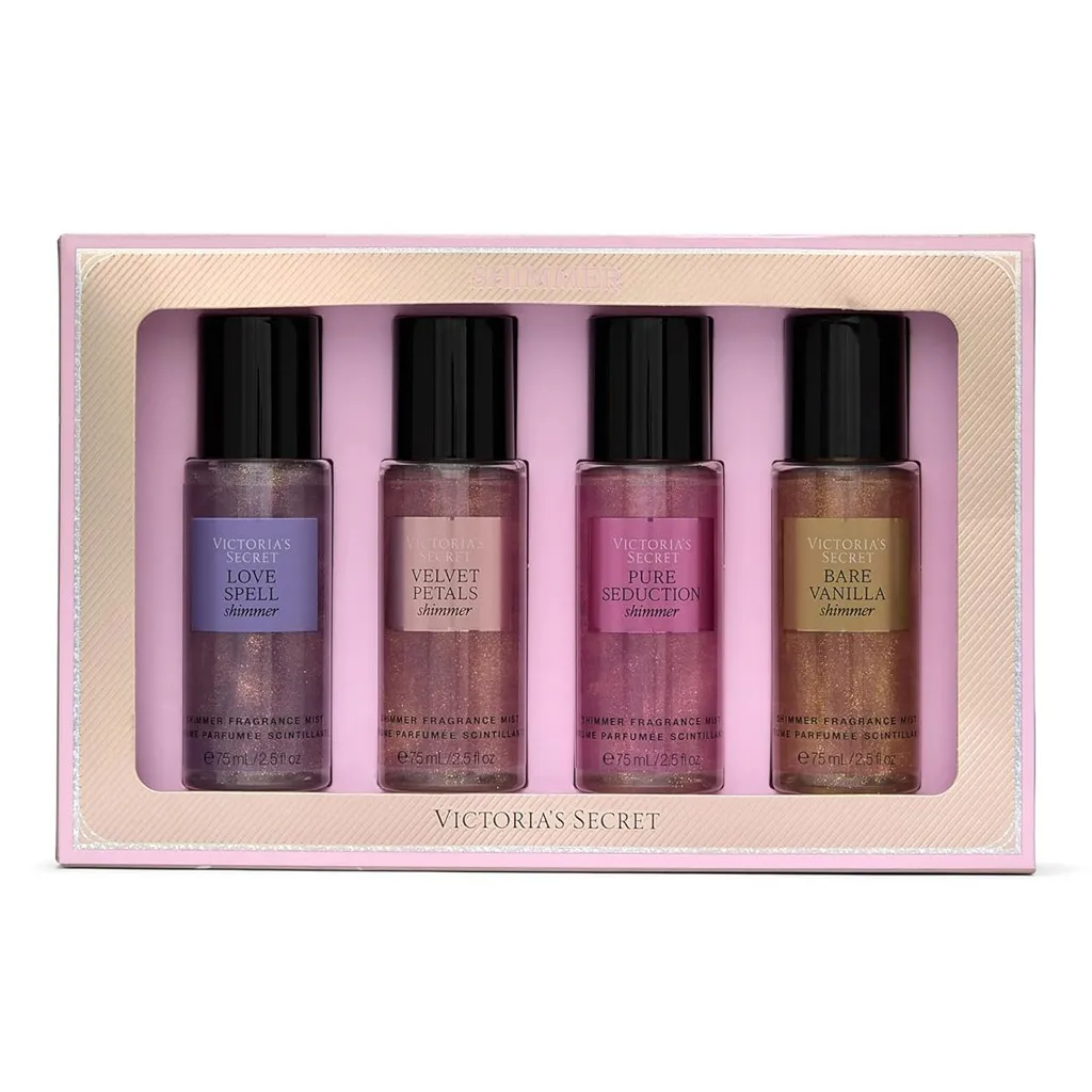 Victoria's Secret Kit Mini Splash Shimmer 4 Unidades 75ml