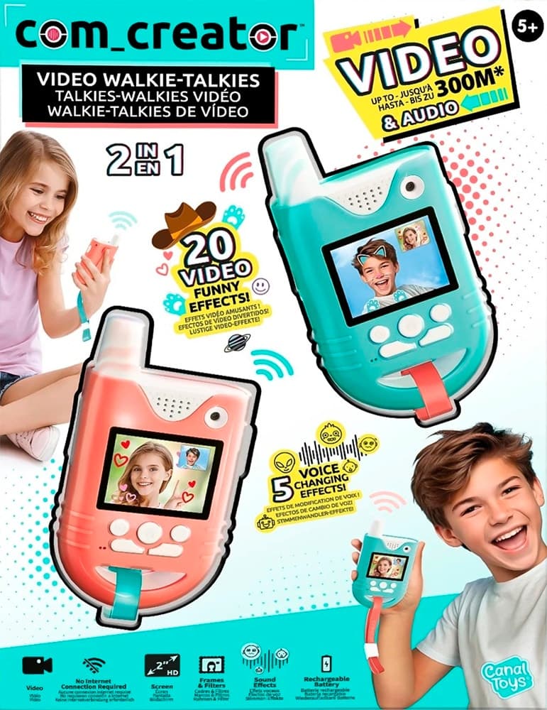 Video Walkie Talkies Canal Toys 2Em1