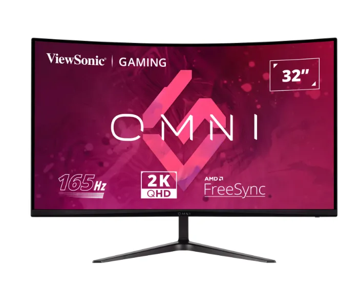 Monitor Gamer Viewsonic VX3218C-2K Curvo 32" 180Hz Preto
