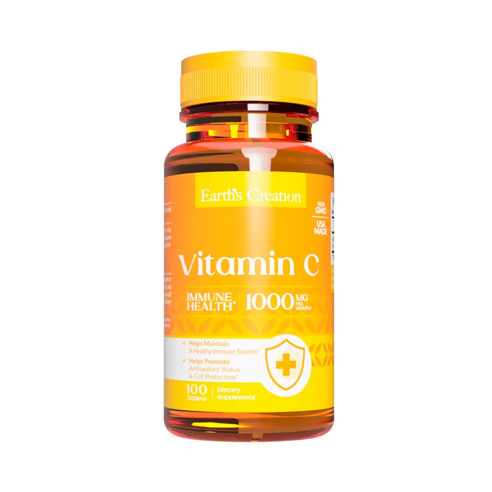 Vitamina C Earth's Creation 1000MG 100 Tabs