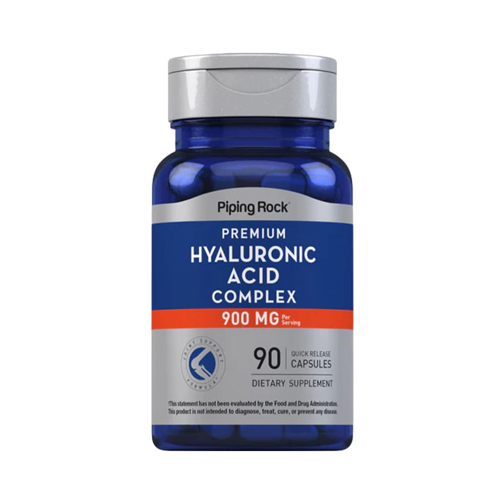 Vitamina Piping Rock Hyaluronic Acid Complex 900MG 90 Cápsulas