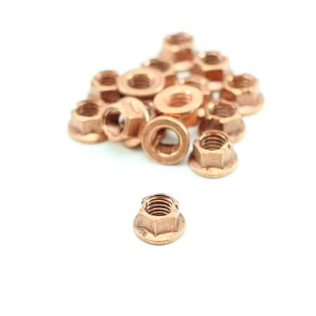 Porca Autotravante Vittorazi ATOM80/MOSTER185 Cobre 8x1.25mm (Conjunto de 5)