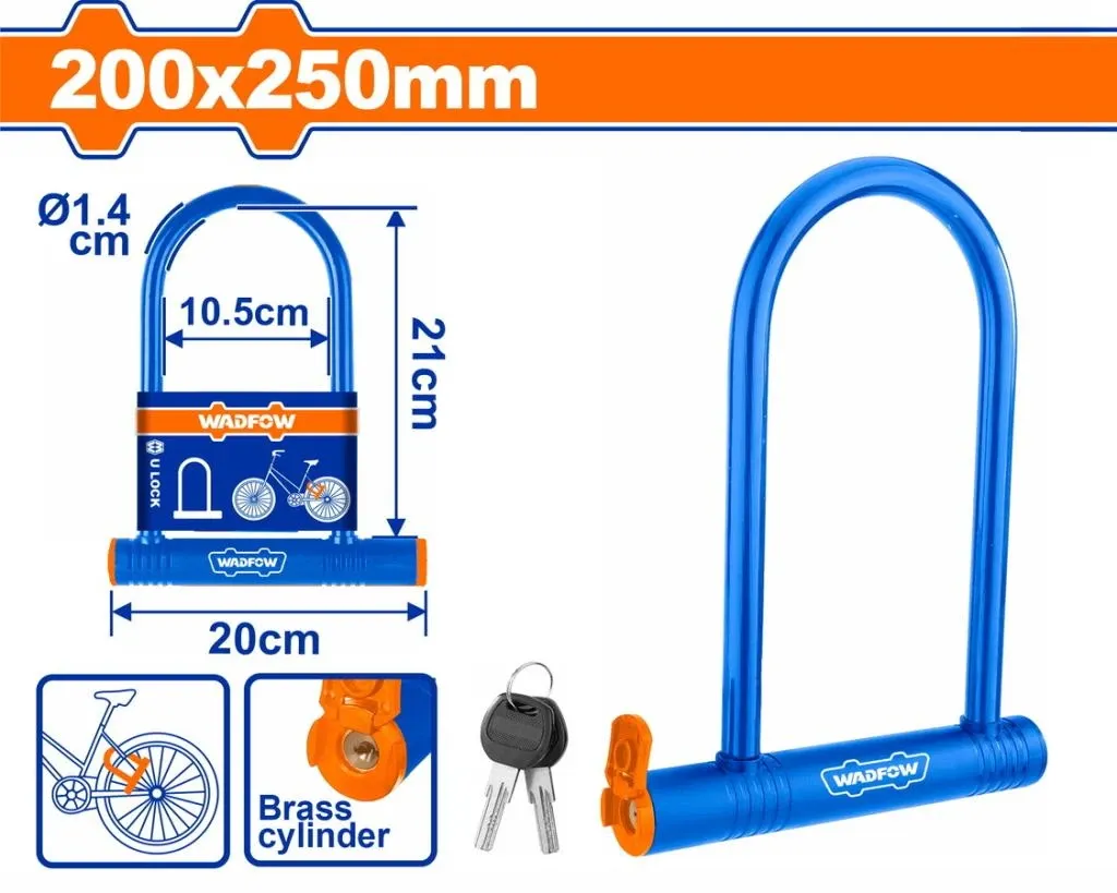 Cadeado para Bicicleta Wadfow Wbk6125
