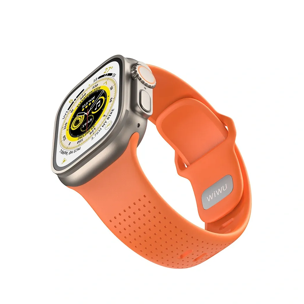 Smartwatch Wiwu Band Comf Secur Watch Wi-Wb201 44/45/46/49Mm Laranja