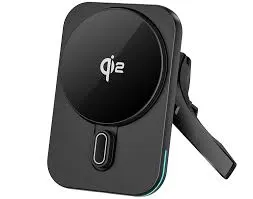 Carregador Wiwu Ch-323 MagSafe Qi2.0 Mago Car Preto