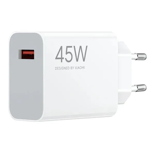 Carregador Xiaomi Fonte Turbo Power USB-A 45W Mdy-17EF BHR07SLEU Branco