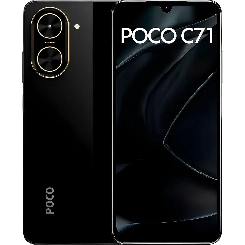 Celular Xiaomi Poco C71 6.88" Dual Chip LTE 3/64GB 15W Preto