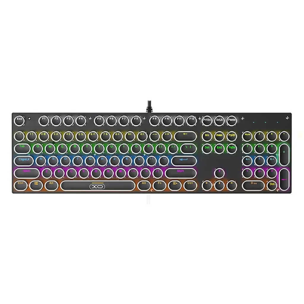 Teclado Mecânico Xo Kb-07 RGB Preto