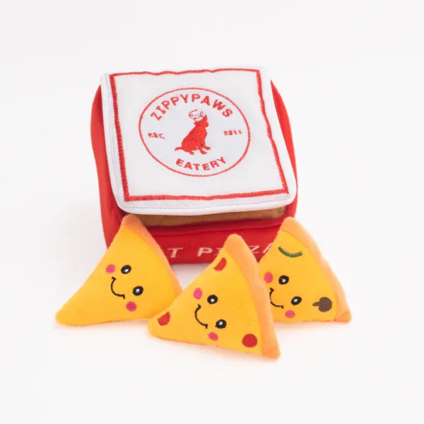 Zippy Paws Juguete P/perro Caja D/pizza