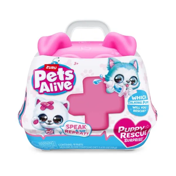 Brinquedo Zuru Pets Alive Puppy Rescue Surprise